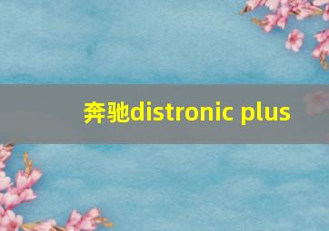 奔驰distronic plus